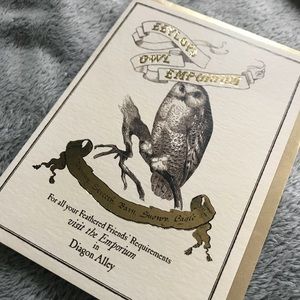 NWT MinaLima Harry Potter art notecard